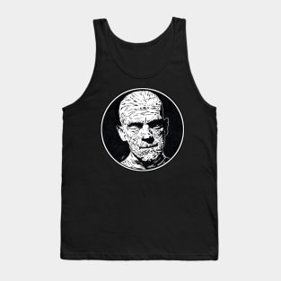 THE MUMMY (Circle Black and White) Tank Top